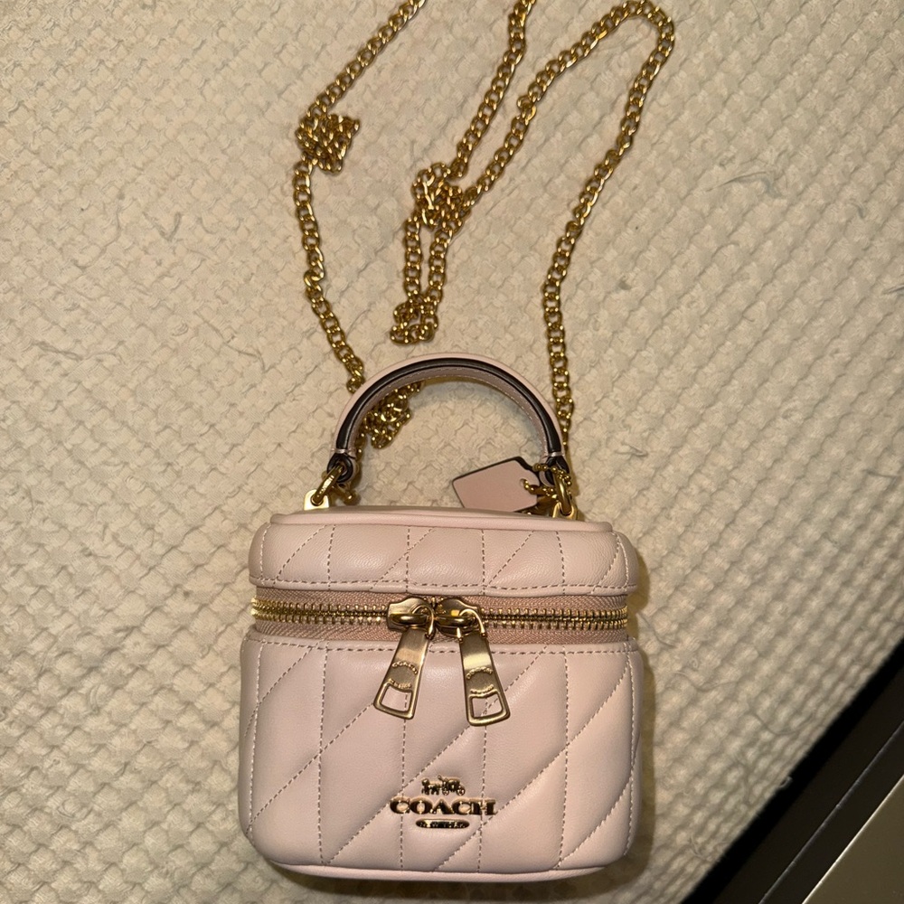 Coach Quilted pink Mini Bag